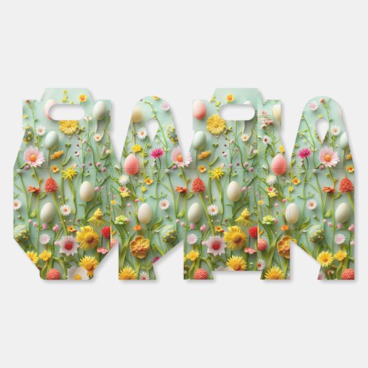 Ostereier und Blume Geschenkschachtel (Ungeklappt)