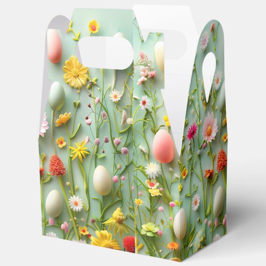 Ostereier und Blume Geschenkschachtel (Offen)