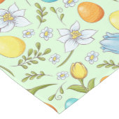 Ostereier und Blume Kurzer Tischläufer (Ecke)