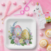 Ostereier und Blume Pappteller (Party)