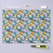 Ostereier und Blume Seidenpapier (Handwerk)