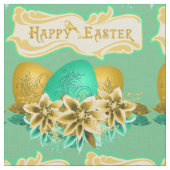 Ostereier und Blume zu Ostern 4,5" Stoff (Nahaufnahme)