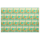 Ostereier und Blume zu Ostern 4,5" Stoff (Fat Quarter (45,7 x 55,9 cm))