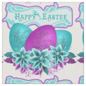 Ostereier und Blume zu Ostern 4,5" Stoff (Nahaufnahme)