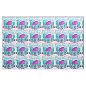 Ostereier und Blume zu Ostern 4,5" Stoff (Fat Quarter (45,7 x 55,9 cm))