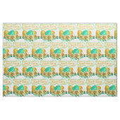 Ostereier und Blume zu Ostern 4,5" Stoff (Fat Quarter (45,7 x 55,9 cm))