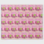 Ostereier und Blume zu Ostern Geschenkpapier (Flach)