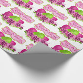 Ostereier und Blume zu Ostern Geschenkpapier (Ecke)