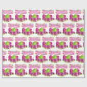 Ostereier und Blume zu Ostern Geschenkpapier (Flach)