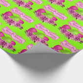 Ostereier und Blume zu Ostern Geschenkpapier (Ecke)