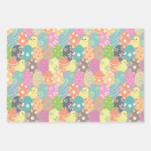 Ostereier und -bunnies, Frühlingstulips Geschenkpapier Set (Vorderseite)