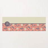 OSTEREIER UND FEATHERS KUSTOM PATTERN YOGAMATTE (Rückseite (Horizontal))