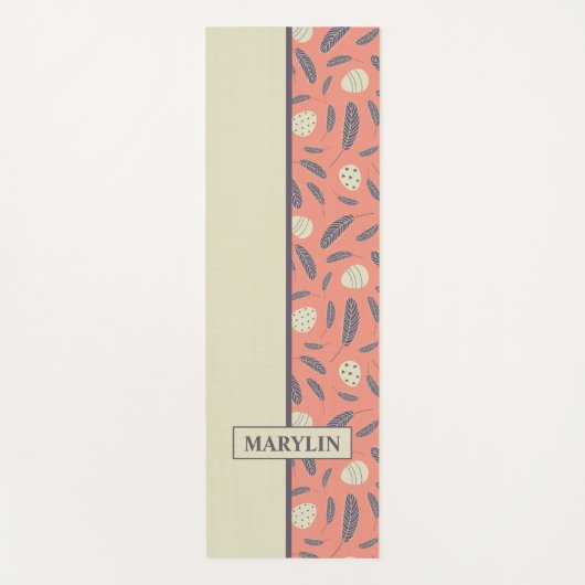 OSTEREIER UND FEATHERS KUSTOM PATTERN YOGAMATTE (Vorderseite)