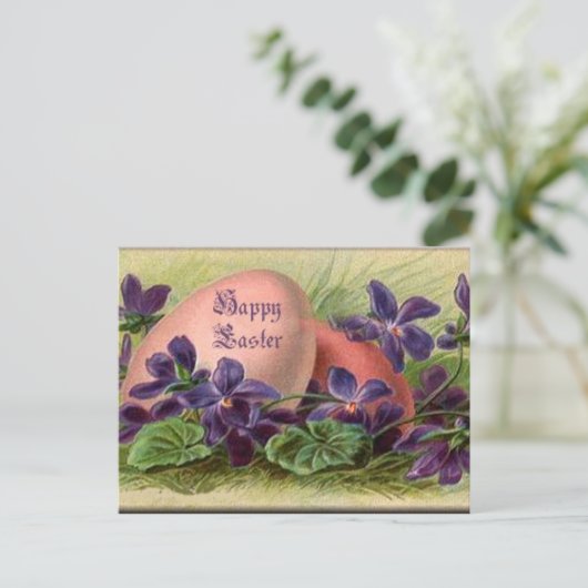Ostereier und -gewölbe feiertagspostkarte (Stehend Vorderseite)