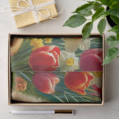 Ostereier und Kaninchengewebe Seidenpapier (Geschenk)