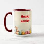 Ostereier und kleine Kaninchen Tasse (Links)