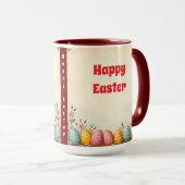 Ostereier und kleine Kaninchen Tasse (VorderseiteRechts)