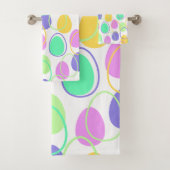 Ostereier und Konturen Badhandtuch Set (Insitu)