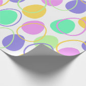 Ostereier und Konturen Geschenkpapier (Ecke)