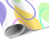 Ostereier und Konturen Geschenkpapier (Rolleneckpunkt)