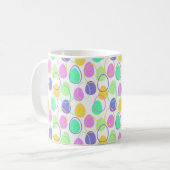 Ostereier und Konturen Kaffeetasse (Vorderseite Links)