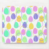 Ostereier und Konturen Mousepad (Vorne)
