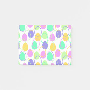 Ostereier und Konturen Post-it Klebezettel