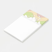 Ostereier und -küken im Frühling Post-it Klebezettel (angewinkelt)
