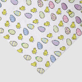 Ostereier und Küken-Seidenpapier Seidenpapier (Ausschnitt)