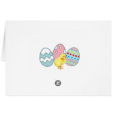 Ostereier und Niedliche Küken gestrichen (Rückseite Horizontal)