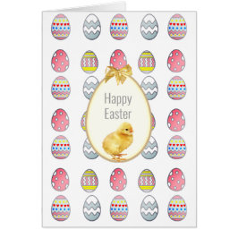 Ostereier und Niedliches Küken