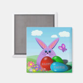 Ostereier und Sonnige Magnet (Vorderseite/Rückseite)