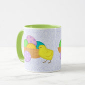 Ostereier und Tasse von Küken (Vorderseite Links)