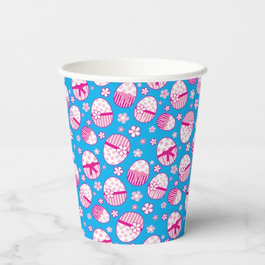 Ostereier-Uroblau Pappbecher (Rückseite)