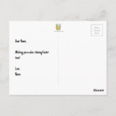 Ostereier verstecken postkarte (Rückseite)