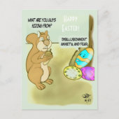 Ostereier verstecken postkarte (Vorderseite)