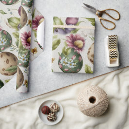 Ostereier Vintag nostalgisches Muster Nr. 14 Geschenkpapier