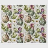 Ostereier Vintag nostalgisches Muster Nr. 14 Geschenkpapier (Flach)