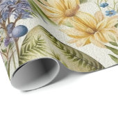 Ostereier Vintag nostalgisches Muster Nr. 15 Geschenkpapier (Rolleneckpunkt)