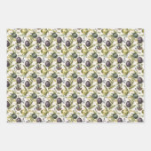 Ostereier Vintag nostalgisches Muster Nr. 3 Geschenkpapier Set (Vorderseite 3)