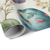 Ostereier Vintag nostalgisches Muster Nr. 4 Geschenkpapier (Rolleneckpunkt)