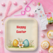 Ostereier Vintag Populäre Sammlung Pappteller (Party)