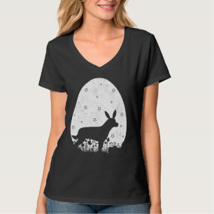 Ostereier Vintag Retro Stil Rottweiler Hund Ost T-Shirt