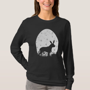 Ostereier Vintag Retro Style Bull Terrier Dog Ea T-Shirt