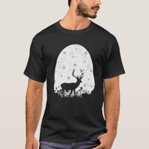 Ostereier Vintag Retro Style Funny Deer Oster S T-Shirt