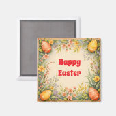 Ostereier Vintag Trendy Collection Magnet (Vorderseite/Rückseite)
