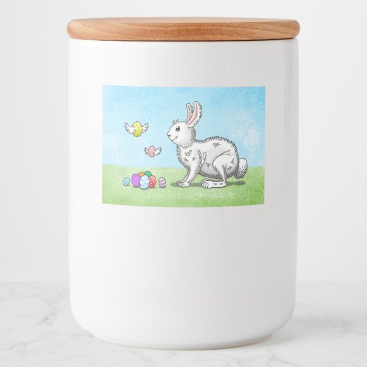 Ostereier von Bunny Lebensmitteletikett (Vorderseite)