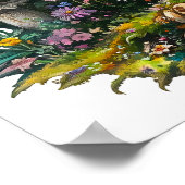 Ostereier-Waldposter Poster (Ecke)