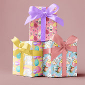 Ostereier Wasserfarben Bunny Spring Pattern Geschenkpapier Set