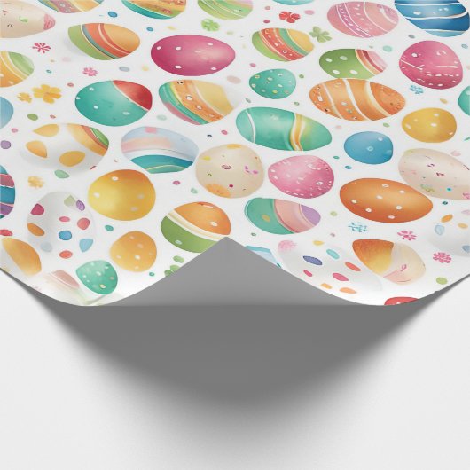 Ostereier - Wrapping Paper Geschenkpapier (Ecke)